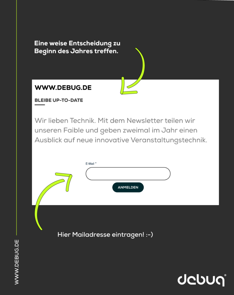 Newsletter Veranstaltungstechnik Münster